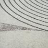 Modern Grey Rug with Graphic Patterns 160x230