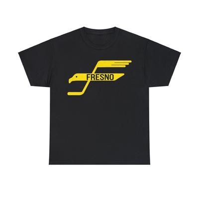 Fresno Falcons PSHL Hockey 1974 Nostalgic Logo T-shirt