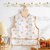 Waterproof Toddler Eating Apron Sleeveless Design Kids Smock Bib Baby Feeding Bib  For Infant Girls