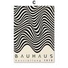Bauhaus Exhibition Black Mid Century Modern Wall Art Print Abstract Canvas Painting Nordic Poster Wall Picture Living Room Decor
