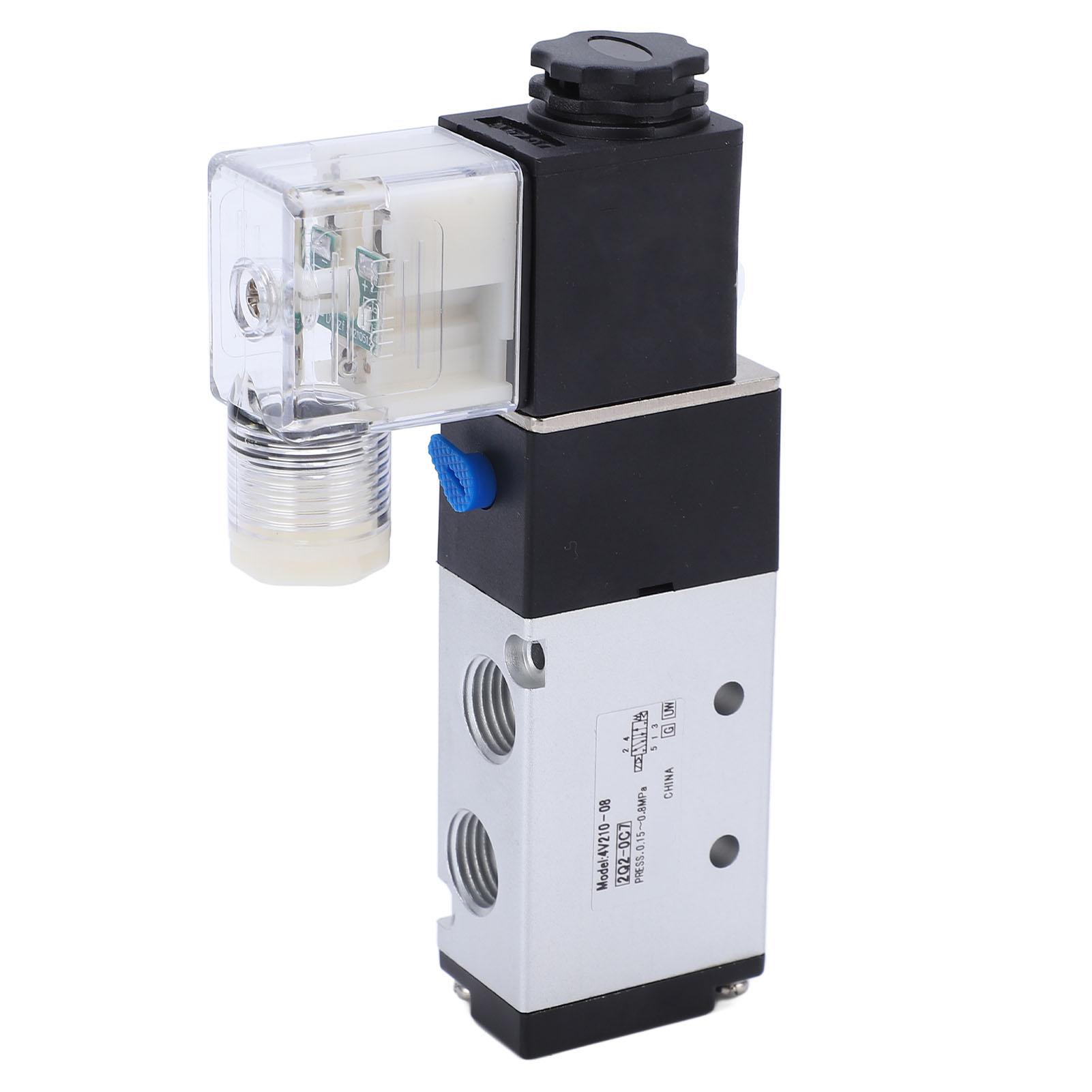 Painter Electric Solenoid Valve Pneumatic Air Switch 2 Position 5 Way For Machine Equipment Dc12v