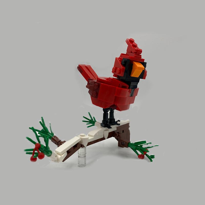 

Spot small set moc animal bird pheasant kingfisher diving robin small particles assembled building blocks puzzle model toy gift PDF Guide by Email