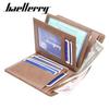 Wallet Men's Short Style European American Retro Multi Slot 30% Off Business Ticket Holder