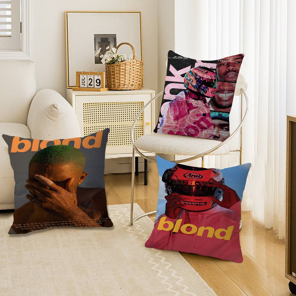 Frank Ocean Blond Album Pillow Cover For Bedroom Room And Living Room Sofa Decorative Cushion Cover