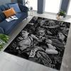 1PC Motorcycle gang intense fight Carpet for Living Room Bedroom Sofa Home Decor Rus Non-slip Floor Mat Luxury Gift