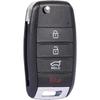 TOP-VIGOR Remote Car Key Fob 433MHz Compatible with Kia Soul 2014 2015 2016 2017 2018 2019, OSLOKA-875T FSK 60 Chip 4 Button Keyless Entry Car Key