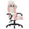 VidaXL Gaming Armchair Office Chair Computer Armchair Reclining Chair Swivel Ergonomic Indoor Pink 287984