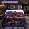Personalized 3Pcs Bedding SetFive Nights At Freddy’s Custom Text Duvet Cover Pillowcase Set Bedroom Gift
