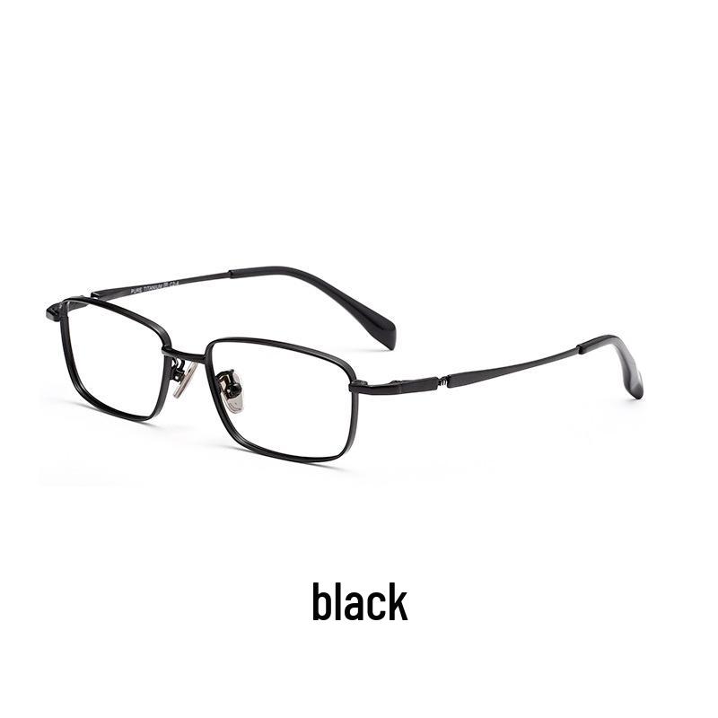 

Сверхлегкие мужские оправы из чистого титана для малого бизнеса для высокой степени миопии или миопии без диоптрий - Модель 85927