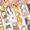 30pcs Cat Alien Bookmark Creative Portable Laptop Travel Graduation Student Graffiti Stationery Page Bookmark