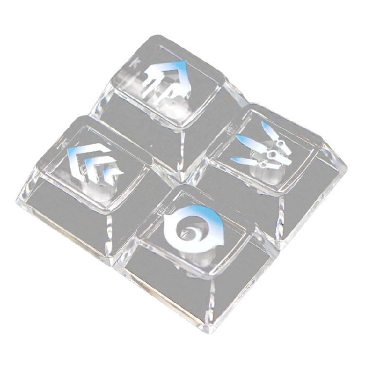 High Translucent Keycaps Enhances Backlits Illumination Effects and Long Time Use for Mechanical Keyboards