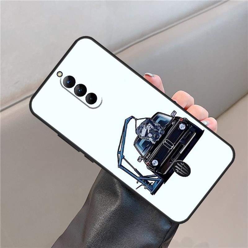 Sports Car Style Case For ZTE Nubia Red Magic 5G 5S 6R 6S 7S Pro Redmagic 8 Pro 8S Pro Plus 6 7 Pro Cover