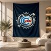 Decorative Tapestry,Chicago Cubs Printed Wall Art, Lightweight Wall Hanging For Bedroom Background