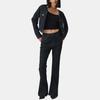 Levis Comfortable Minimalist Color Block Short Denim Jacket With Single Button And Round Neck Long Sleeves Women jackets 0052H-0001