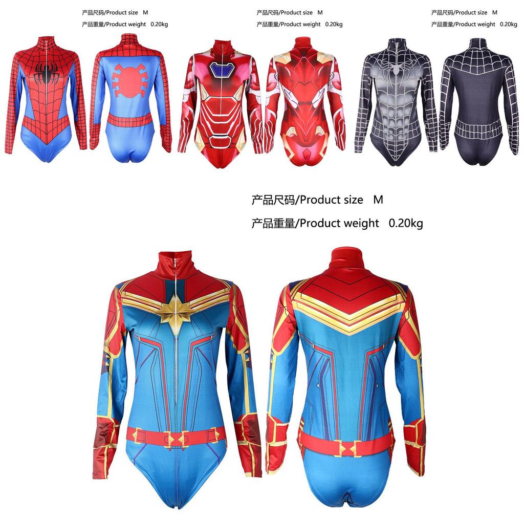 Cosplay Bodysuit 3d Printed Milk Silk For Superhero Costume Party