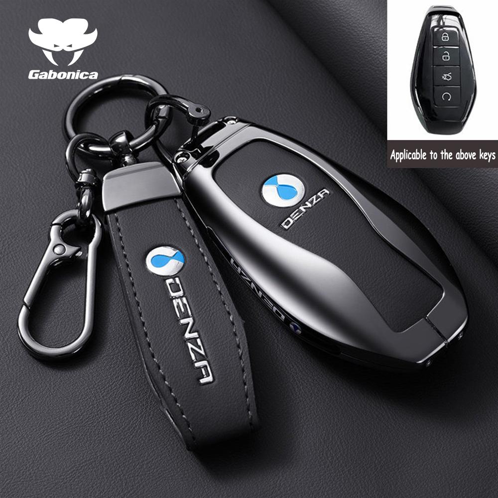 Fashion Car Key Case For Denza N9 D9 B5 B8   Keychain Smart Remote Protection Cover Shell Housing Holder Fob Accessories