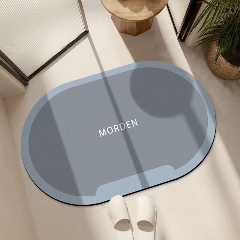Диатомовая грязь коврик для пола ванная комната абсорбирующий коврик для пола ванная комната грязеотталкивающий противоскользящий коврик для ног ванная комната коврик для ванной комнаты придверный коврик 50*80cm