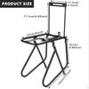 Steel Front Bicycle Rack with Side Guards for Mountain Bikes Sturdy 15kg Capacity