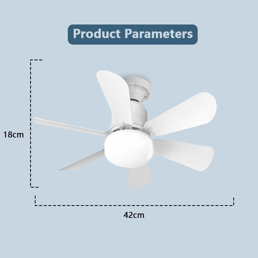 Modern Ceiling Fan with Light and Remote Small Ceiling Fan with LED Light Remote Control with Lights Remote Control for Bedroom