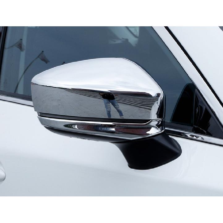Chrome 2x Side Mirror Cover Trim for 2017- Mazda CX-5 CX5 Rearview ABS