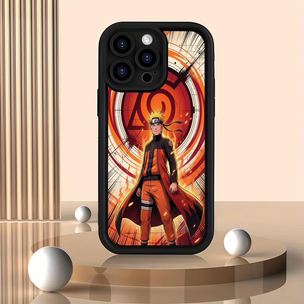 

U-Uzumaki Anime N-Naruto phone case For iPhone 12 11 13 14 15 16 17 Max Pro Plus AirShockproof Anti-Slip Silicone Soft Shell iPhone 11