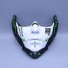 Cyber Punk Half Face Mask Mechanical Soldier Mask Cosplay Costumes Halloween Carnival Comic-Con Mask Party Bar Coser Props Gift