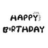 Happy Birthday Tortenaufleger Bunte Tortendekoration Englischer Buchstabe Hochzeit Cupcake für Geburtstagsparty Tortendekoration