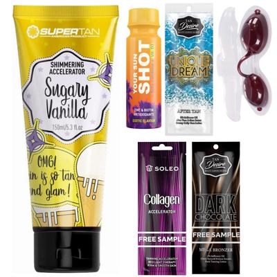 Supertan Sugary Vanilla with Free Gifts