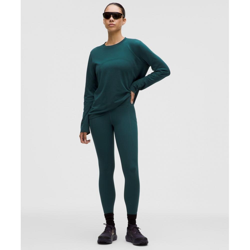 Lululemon Swiftly Relaxed Long Sleeve Shirt  Updated Fit Indochine Blue Indochine Blue