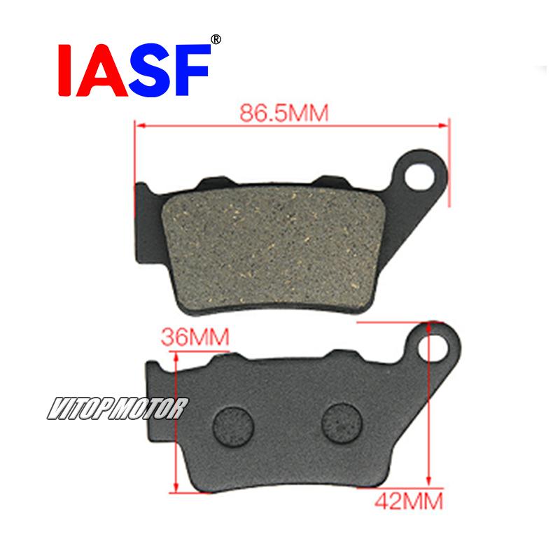 IASF Motorcycle Brake Pads for CF MOTO 250 NK 2020 250/300 SR 2021 650 MT 2021 CLX 700 2020-2021 Rear Disd Brake Pads Sets