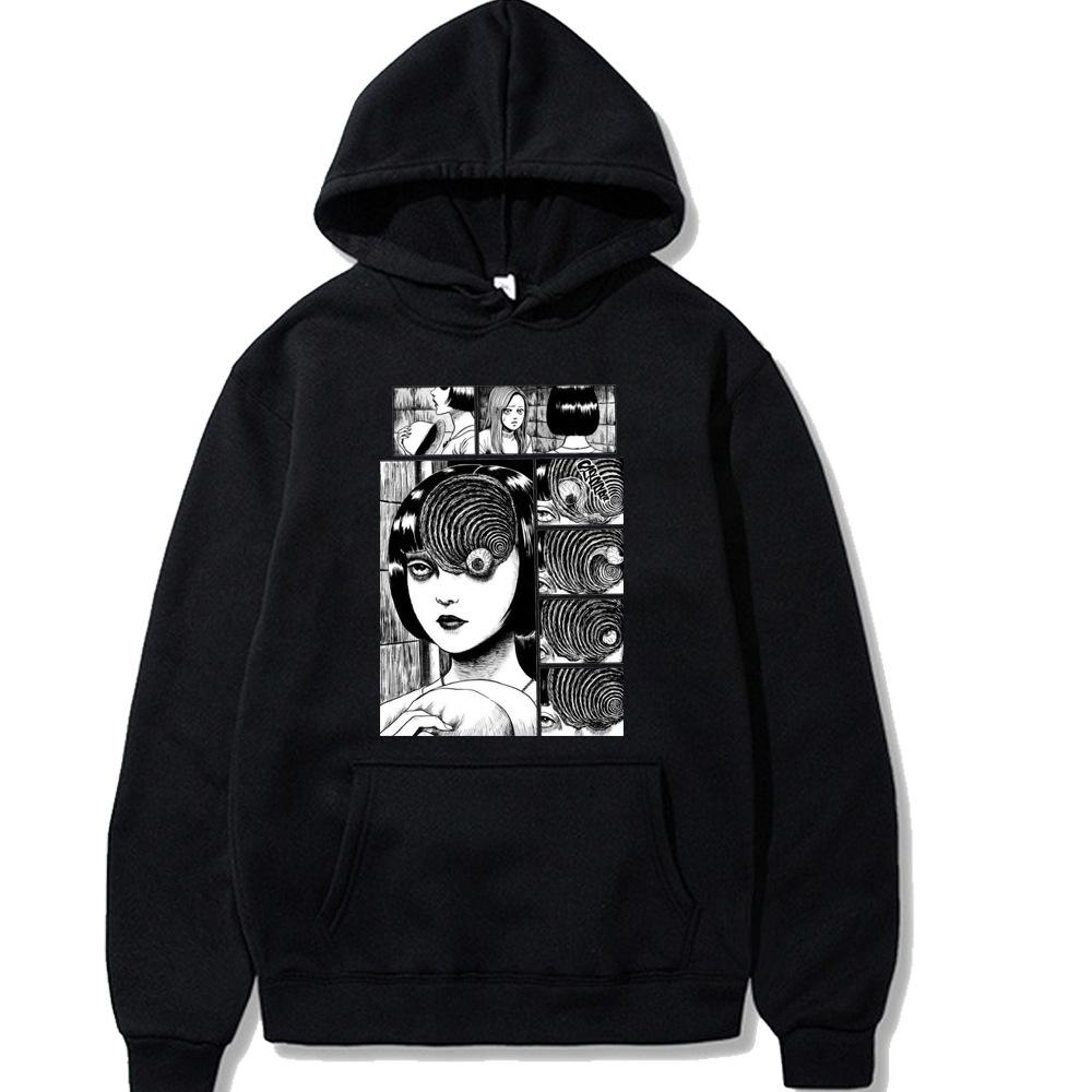 Japanese Comics Maruo Suehiro Hoodie Junji Ito Men's Hoodie Sweatshirt Men Women Fashion Design Pullover Fleece Hoodies