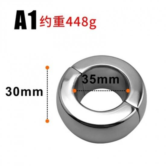 Metal Stainless Steel Scrotum Pendant Bondage Ring Penis Weight Bearing Ring Penis Delay Ring Adult Sex Product Toy