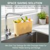 Mini Sink Top Garbage Bin With Drainage Holes For Kitchen Waste Sorting And Storage