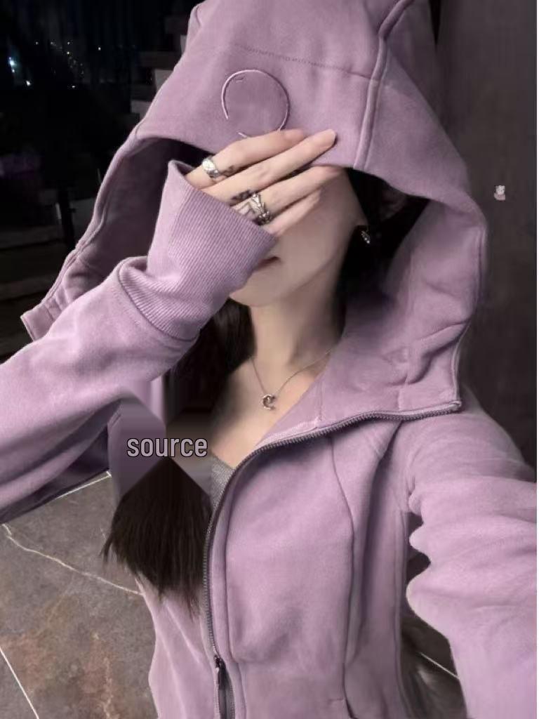 Lulu Women s Original Scuba Hoodie - Slim Casual Yoga Sports Jacket Size 6 4730₽