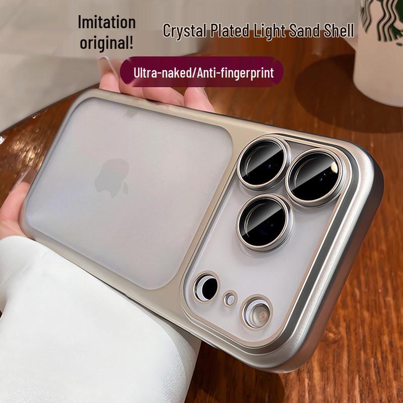 Apple 17 Pro & iPhone 17 Air Ultra-Thin Frosted Transparent Protective Case with Lens Coverage