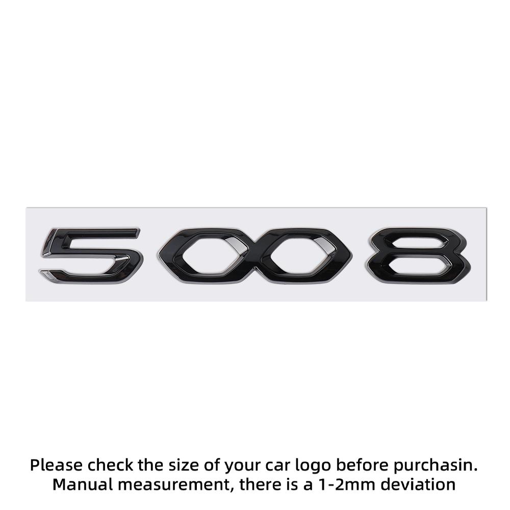 1Pc 3D ABS Letters Car Side Fender Rear Trunk Emblem Badge Sticker Auto Front Hood Logo Decal Accessories