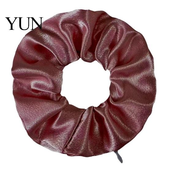 Practical Hair Ties for Small Items Pocket Scrunchies with Hidden Zipper Women, Elastic Tie Multi-functional Storage Keys And Coins, Satin Accessories
