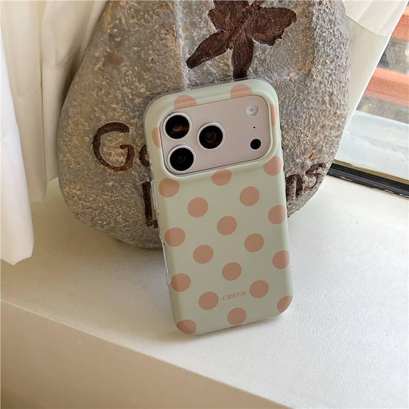

Polyamine Polka Dot iPhone 17 Pro Max Protective Case - Drop-proof, Stylish, and Compatible with 16/17 Pro Models. iPhone 14 Pro Max