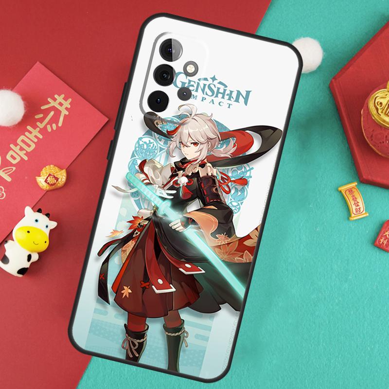 Genshin Impact Kaedehara Kazuha Case For Samsung Galaxy A17 A55 A35 A15 A32 A52 A13 A33 A53 A14 A34 A54 A06 A16 A26 A36 A56