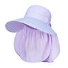 Sun Protections Meshes Fisherman Hat Hiking Outdoor Beach Cap Large Brims Sun Hat Men Women Breathable Fishing Cap