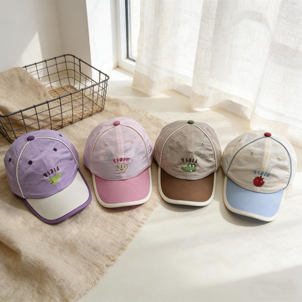Children Quick Dry Hat 50-54cm Spring Summer Simple Boys Baseball Cap Stylish Personality Girls Visor Sun Hat Sunscreen Cap