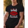 European Sizes Men'S Vintage Cyrillic Text T-Shirt - Black with White & Red Cyrillic Script & Sasha Name Print