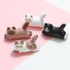 Cute Cat Refrigerator Magnets Sticker Creative Resin Cartoon 3D Cat Fridge Sticker Fridge Magnets Home Kitchen Decoration Gifts