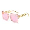 Large Frame Women'S Sunglasses Personalized Chain Glasses Sunglasses Advanced Sense