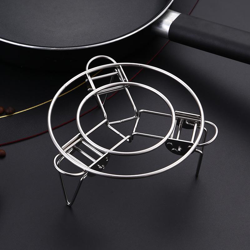 Multifunctional High-Foot 304 Stainless Steel Folding Steaming Rack