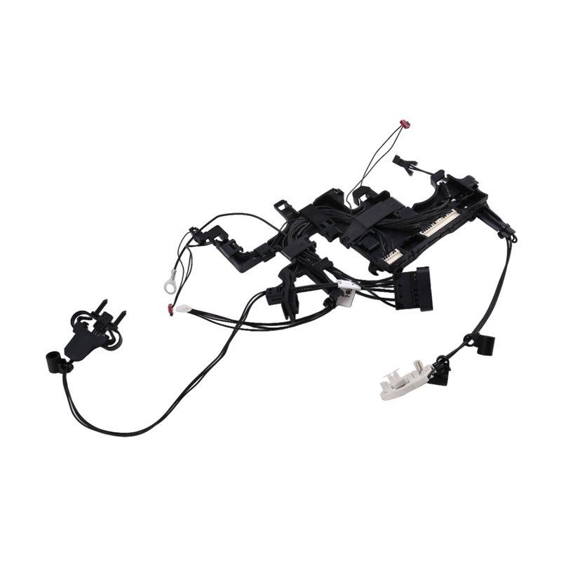 

For BMW F32 X5 X6 F10 LCI Headlight Wiring Harness Without Follow-Up Test Leads 63117355073 Left Black Left side