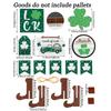 Patricks Day Decorations,Patricks Tiered Tray Decor,Irish Wood Signs,Rustics Shamrocks Items,Patrick’s Day Decor Set