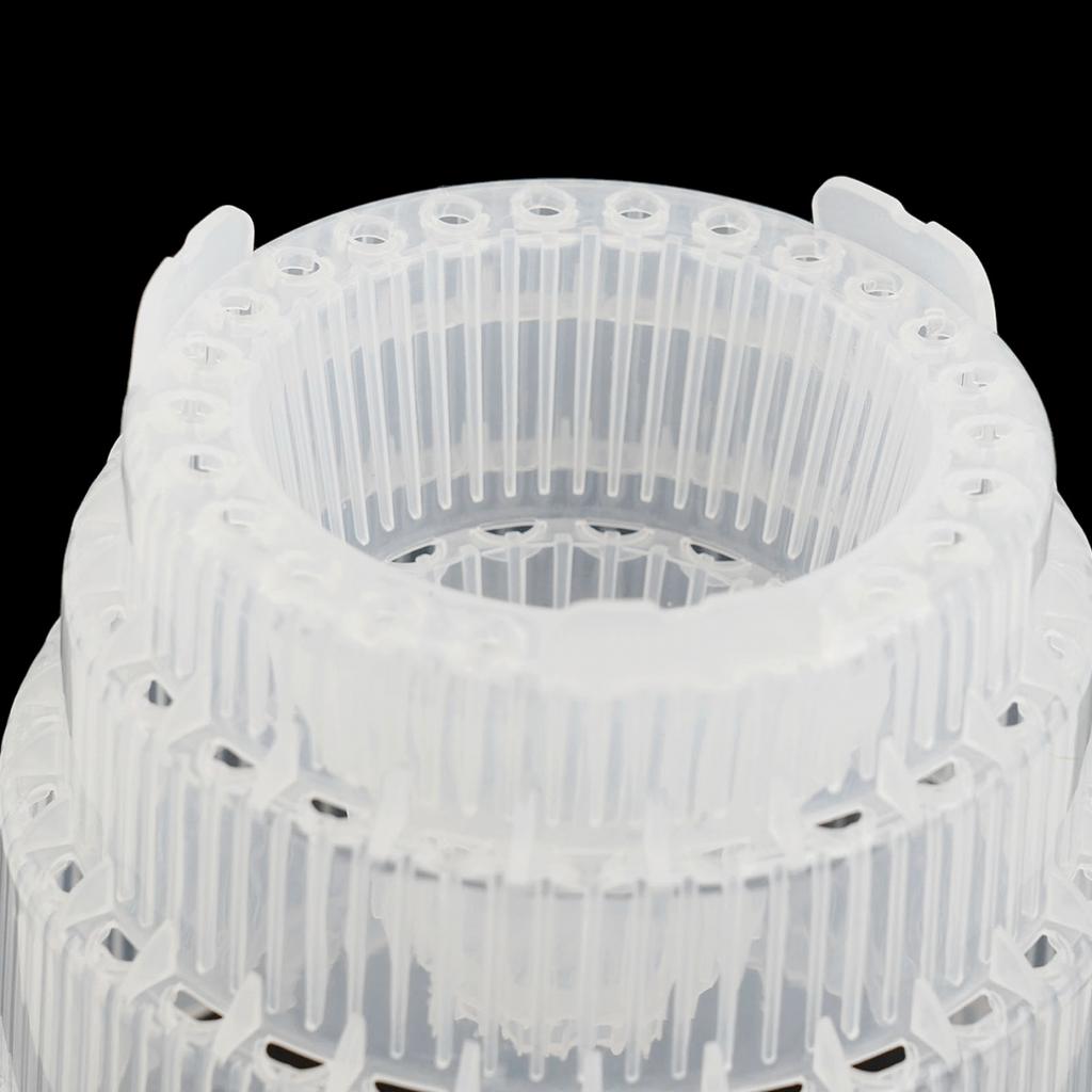 Resin Mesh Pot Clear Orchid Flower Planter-Container Home-Gardening-Decor