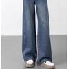 2025 Women's High-Waisted Straight-Leg Jeans: Slimming Loose Fit for Spring & Autumn