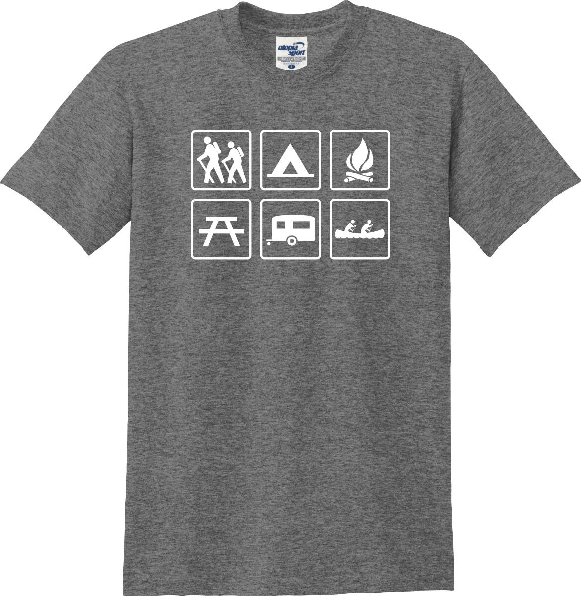 Camp Signs Camping Unisex T shirt (S-5X) 3XL